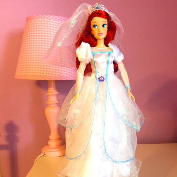 Disney Parks Exclusive Ariel the Mermaid Wedding Day Bridal Doll! - Picture 1 of 4